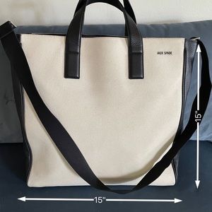 Jack Spade Canvas & Leather Tote